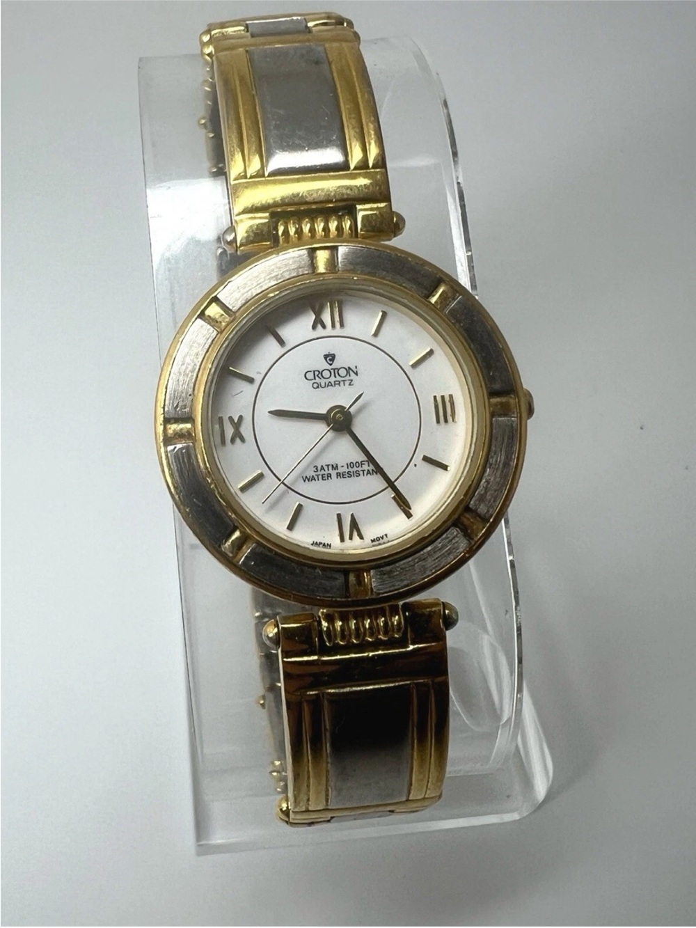 Croton Gold and Silver Two-Tone Ladies Quartz Watch